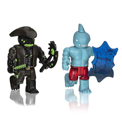 ピープル ブロック ロブロックス Roblox フィギュア 人形 アメリカ直輸入 Roblox Action Collection - A Pirate's Tale: Shark People Game Pack [Includes Exclusive Virtual Item]ロブロックス Roblox フィギュア 人形 アメリカ直輸入