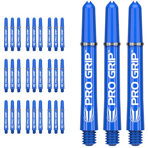 海外輸入品 ダーツ シャフト Target Darts 10 x Sets of Blue Pro Grip Shaft Intermediate - 30 in Total海外輸入品 ダーツ シャフト