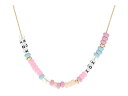 ベッツィ・ジョンソン ネックレス Betsey Johnson アメリカ 日本未発売 Betsey Johnson XOX Beaded Slider Necklaceベッツィ・ジョンソン ネックレス Betsey Johnson アメリカ 日本未発売