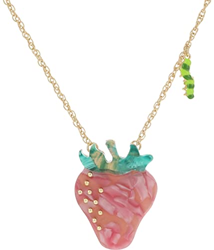 ベッツィ・ジョンソン ネックレス Betsey Johnson アメリカ 日本未発売 Betsey Johnson Strawberry Pendant Necklaceベッツィ・ジョンソン ネックレス Betsey Johnson アメリカ 日本未発売