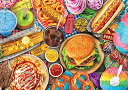 ジグソーパズル 海外製 アメリカ Buffalo Games - Fun Fair Food - 300 Large Piece Jigsaw Puzzle for Adults Challenging Puzzle Perfect for Game Nights - 300 Large Piece Finished Puzzle Size is 21.25 x 15.00ジグソーパズル 海外製 アメリカ