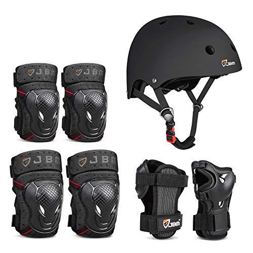 ヘルメット 自転車 サイクリング 輸入 クロスバイク JBM Adult Kid Full Protective Gear Set Multi Sport Helmet, Knee and Elbow Pads with Wrist Guards, Skateboarding Protection for Biking, BMX, Scooter, Sヘルメット 自転車 サイクリング 輸入 クロスバイク