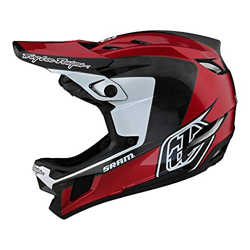 إå ž  ͢ Х Troy Lee Designs Adult | Downhill | Mountain Bike | BMX | Full Face D4 Carbon Helmet Corsa SRAM W/MIPS (Red, LG)إå ž  ͢ Х