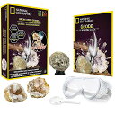 ナショナルジオグラフィック 知育玩具 科学 実験 NATIONAL GEOGRAPHIC NATIONAL GEOGRAPHIC Break Open 2 Geodes Science Kit Includes Goggles, Detailed Learning Guide and Display Stand - ナショナルジオグラフィック 知育玩具 科学 実験 NATIONAL GEOGRAPHIC