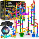 ナショナルジオグラフィック 知育玩具 科学 実験 NATIONAL GEOGRAPHIC NATIONAL GEOGRAPHIC Glowing Marble Run ? 250 Piece Construction Set with 50 Glow In The Dark Glass Marbles & Storageナショナルジオグラフィック 知育玩具 科学 実験 NATIONAL GEOGRAPHIC