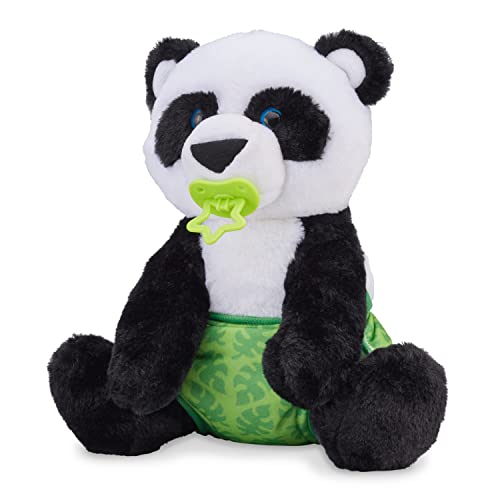 メリッサ ダグ おもちゃ 知育玩具 Melissa Doug Melissa Doug 11-Inch Baby Panda Plush Stuffed Animal with Pacifier, Diaper, Baby Bottleメリッサ ダグ おもちゃ 知育玩具 Melissa Doug