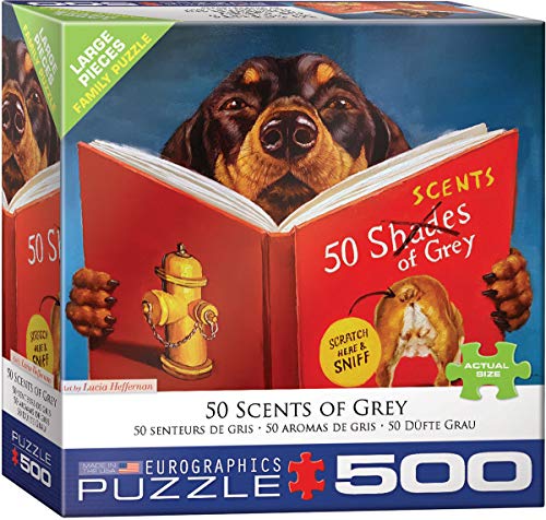 WO\[pY CO AJ EuroGraphics 8500-5451 50 Scents of Grey by Lucia Heffernan 500 Piece PuzzleWO\[pY CO AJ