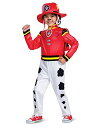 pEpg[ AJA q LbY t@bV Paw Patrol Marshall Costume Hat and Jumpsuit for Boys, Deluxe Paw Patrol Movie Character Outfit with Badge, Toddler Size Medium (3T-4T) pEpg[ AJA q LbY t@bV