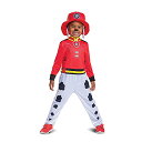 楽天angelicaパウパトロール アメリカ直輸入 子供服 キッズ ファッション Paw Patrol Marshall Costume Hat and Jumpsuit for Boys, Paw Patrol Movie Character Outfit with Badge, Classic Toddler Size S/P （2T）パウパトロール アメリカ直輸入 子供服 キッズ ファッション