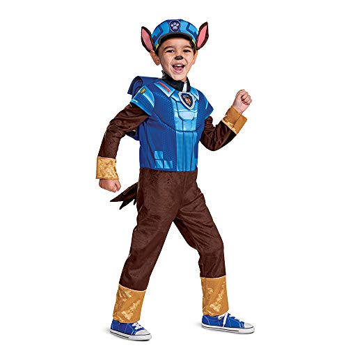 楽天angelicaパウパトロール アメリカ直輸入 子供服 キッズ ファッション Chase Costume for Boys, Deluxe Paw Patrol Movie Character Outfit with Badge, Toddler Size Small （2T）パウパトロール アメリカ直輸入 子供服 キッズ ファッション