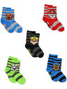 パウパトロール アメリカ直輸入 子供服 キッズ ファッション Nickelodeon Paw Patrol Toddler Boys 5 Pack Crew S...