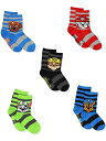 pEpg[ AJA q LbY t@bV Nickelodeon Paw Patrol Toddler Boys 5 Pack Crew Style Socks Set (Small (4-6), 5 Pack Crew)pEpg[ AJA q LbY t@bV