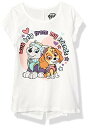 パウパトロール 子供服 半袖Tシャツ 6T 日本サイズ120相当 スカイ エベレスト 複数キャラクター ホワイト キッズ ファッション 男の子 女の子