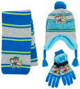 パウパトロール アメリカ直輸入 子供服 キッズ ファッション Nickelodeon Boys' Paw Patrol Winter Hat Set - 3 P...