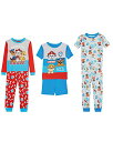 pEpg[ AJA q LbY t@bV Nickelodeon Boys' Paw Patrol 6-Piece Snug-Fit Cotton Pajamas Set, Grey, Red, Blue, 2pEpg[ AJA q LbY t@bV