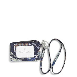 ヴェラブラッドリー ヴェラブラッドリー パスケース IDケース 定期入れ ベラブラッドリー Vera Bradley Women's Cotton Zip ID Case and Lanyard Combo, Java Navy Camo - Recycled Cotton, One Sizeヴェラブラッドリー パスケース IDケース 定期入れ ベラブラッドリー