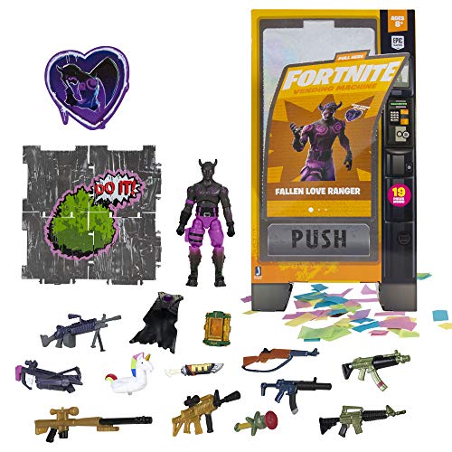 եȥʥ FORTNITE ե奢 ͷ ꥫľ͢ Fortnite Vending Machine - Features 4 Inch Fallen Love Ranger Collectible Action Figure, Includes 9 Weapons, 4 Back Bling, and 4 Building Maեȥʥ FORTNITE ե奢 ͷ ꥫľ͢