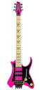 gx[M^[ GLM^[ COA Traveler Guitar Electric Guitar 6 String Vaibrant Deluxe, Right, Hot Pink, (V88X HPKGMP)gx[M^[ GLM^[ COA