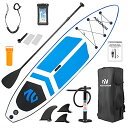 スタンドアップパドルボード マリンスポーツ サップボード SUPボード ADVENOR Paddle Board 11'x33 x6 Extra Wide In...