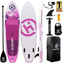 スタンドアップパドルボード マリンスポーツ サップボード SUPボード Highpi Inflatable Stand Up Paddle Board 11'x...