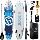 スタンドアップパドルボード マリンスポーツ サップボード SUPボード Highpi Inflatable Stand Up Paddle Board 11'x...