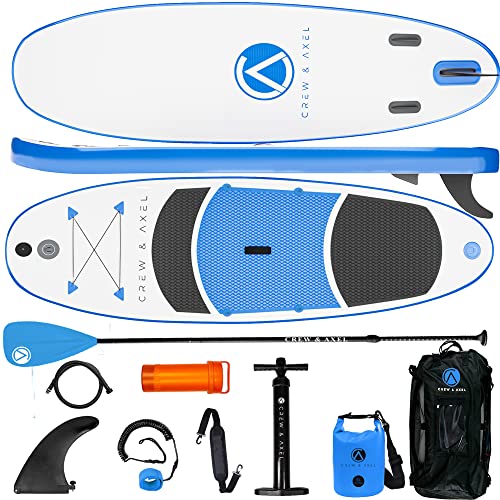 ɥåץѥɥܡ ޥ󥹥ݡ åץܡ SUPܡ 2024 Crew Axel Inflatable Paddle Board 10336 Extra Wide & Lightweight (18lb) Paddle Board ? Premium SUP Set Iɥåץѥɥܡ ޥ󥹥ݡ åץܡ SUPܡ