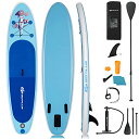 スタンドアップパドルボード マリンスポーツ サップボード SUPボード Goplus Inflatable Stand Up Paddle Board, 10F...