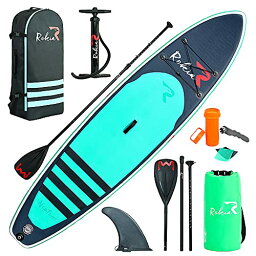 スタンドアップパドルボード マリンスポーツ サップボード SUPボード Rokia R 10.6 Feet Inflatable SUP Stand Up Paddle Board (6 Inches Thick) iSUP for Fitness, Yoga, Fishing on Flat Water, Bスタンドアップパドルボード マリンスポーツ サップボード SUPボード