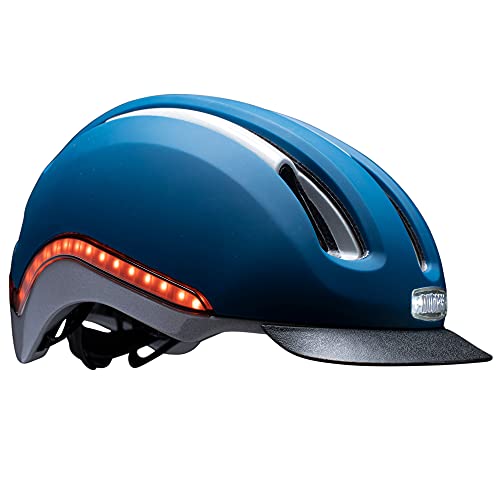 楽天angelicaヘルメット 自転車 サイクリング 輸入 クロスバイク Nutcase, VIO, Bike Helmet with LED Lights and MIPS Protection for Road Cycling and Commuting - Navy MIPS - Small/Mediumヘルメット 自転車 サイクリング 輸入 クロスバイク