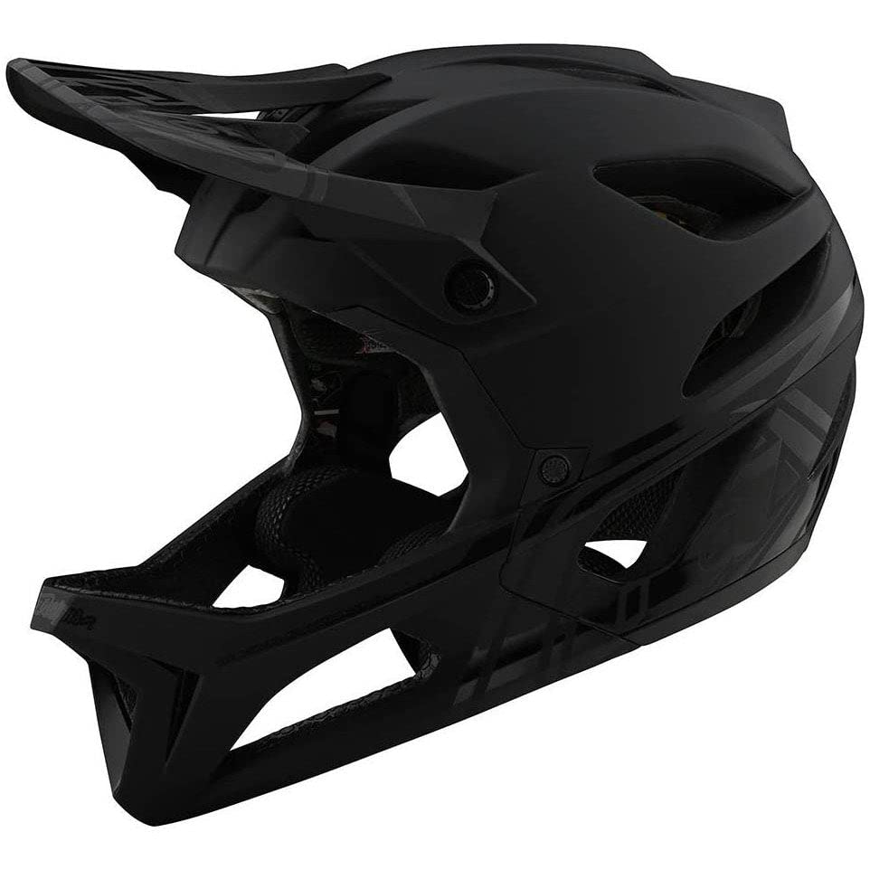 إå ž  ͢ Х Troy Lee Designs Stage MIPS Stealth Full-Face Mountain Bike Helmet. Max Ventilation Lightweight EPP EPS Racing Downhill DH BMX MTB - Adult Men Women Uniإå ž  ͢ Х