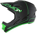 ヘルメット 自転車 サイクリング 輸入 クロスバイク Demon United Podium Full Face Helmet Black/Green Lrgヘルメット 自転車 サイクリング 輸入 クロスバイク