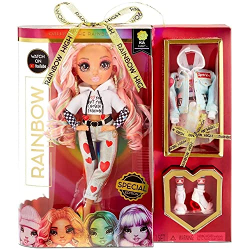 レインボーハイ Rainbow High おもちゃ フィギュア 人形 Rainbow High Kia Hart Fashion Doll Love Heart Exclusive w/ 2 Mix & Match Outfitsレインボーハイ Rainbow High おもちゃ フィギュア 人形 1