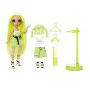 レインボーハイ Rainbow High おもちゃ フィギュア 人形 Rainbow High Karma Nichols Neon Green Fashion Doll with 2 Doll Outfits to Mix Match and Doll Accessories, Great Gift for Kids 6-12 Years Oレインボーハイ Rainbow High おもちゃ フィギュア 人形