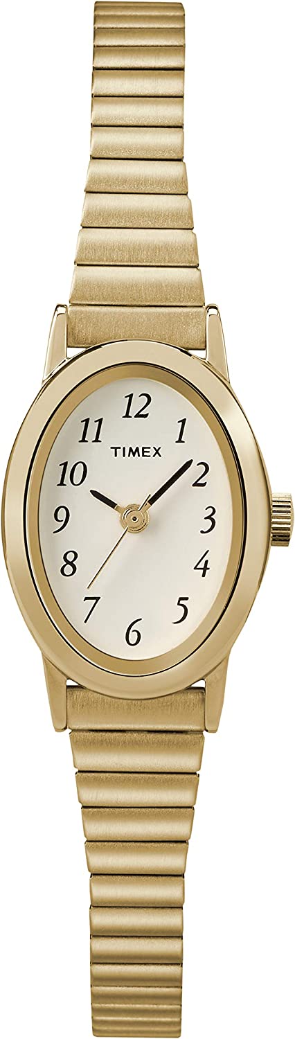 腕時計 タイメックス レディース T21872 Timex Women's T21872 Cavatina Gold-Tone Stainless Steel Expansion Band Watch腕時計 タイメックス レディース T21872