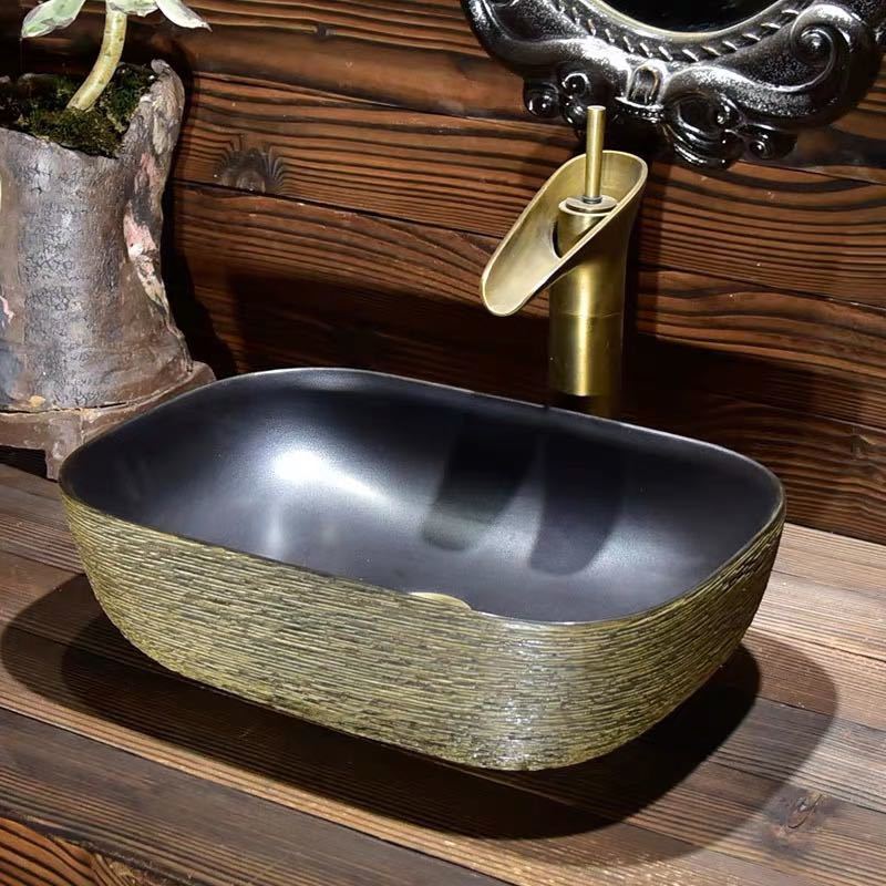 洗面ボウル 洗面ボール 陶器 手水鉢 手洗器 手洗い鉢 洗面器．