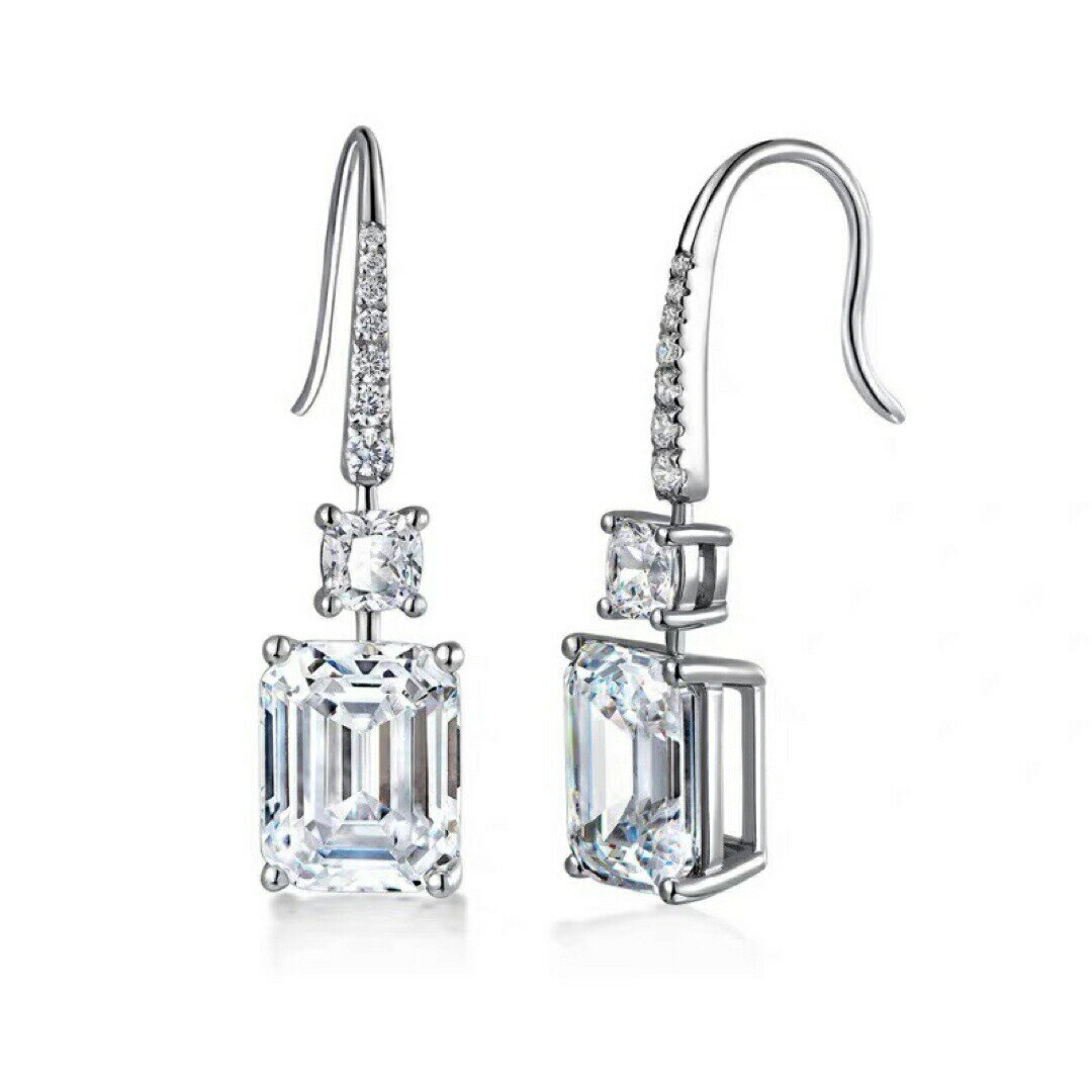 1.0カラット モアサナイト ピアス