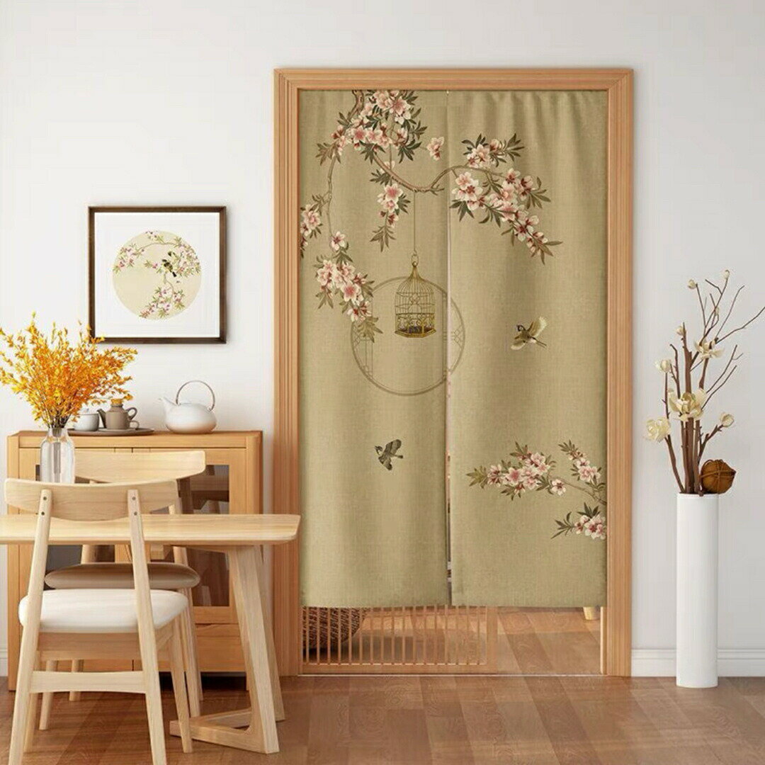 ロング 暖簾 90x160 間仕切り カーテン 目隠し 和風