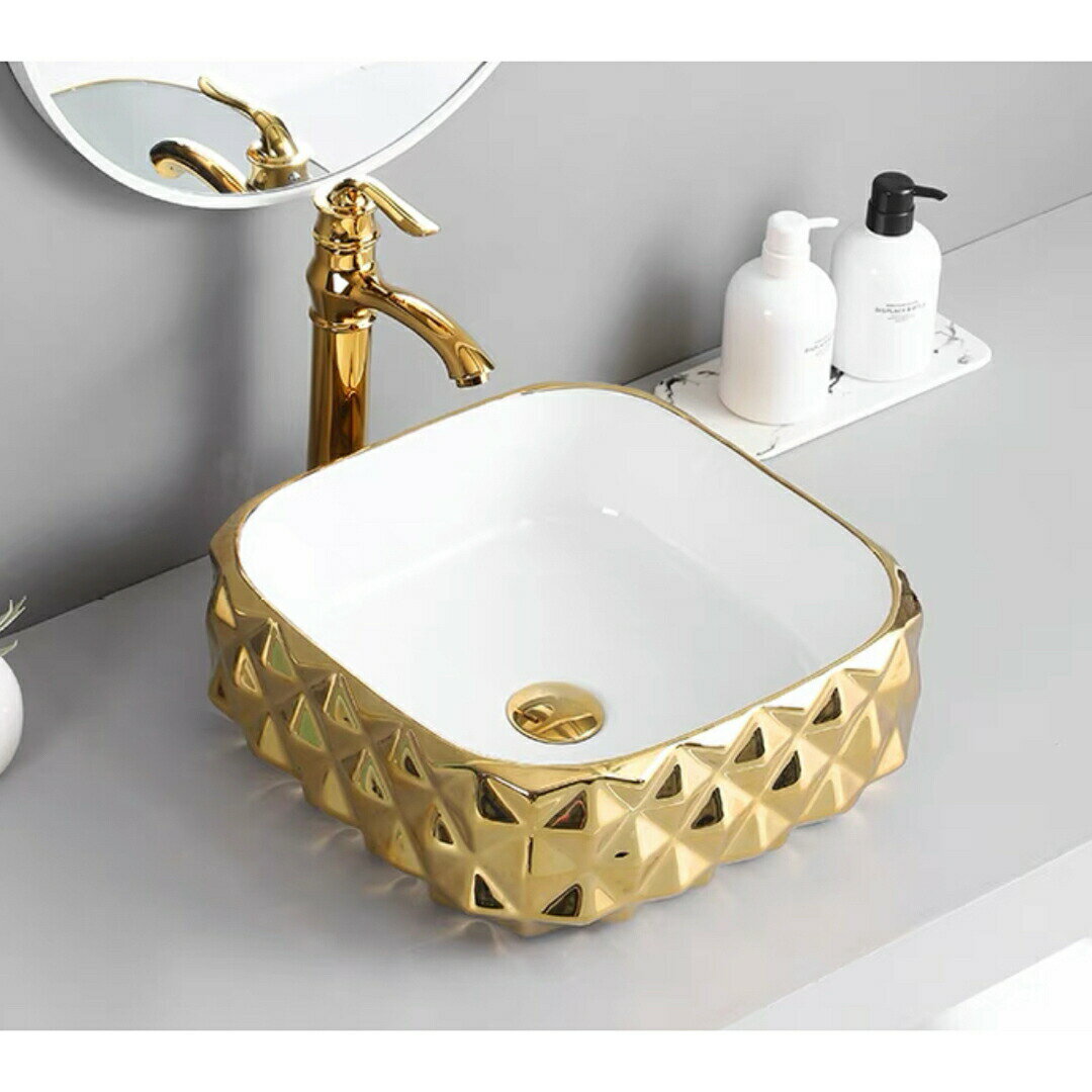 洗面ボウル 洗面ボール 陶器手水鉢 手洗器 手洗い鉢 洗面器 蛇口 排水金具付き