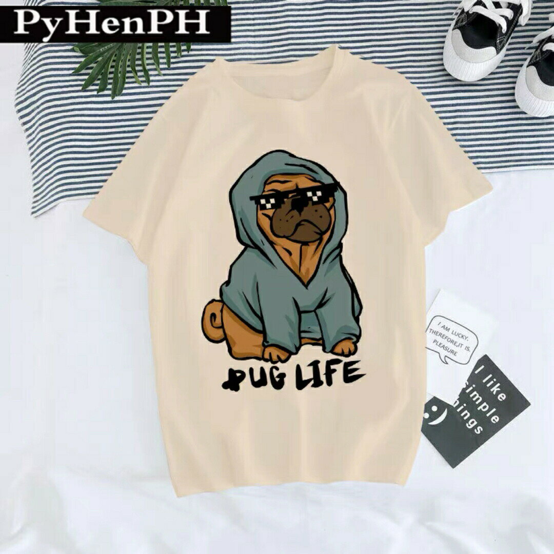パグ グッズ tシャツ 服 パグ雑貨 パグ犬 パグ グッズ XS ～3XL(3)