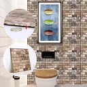 3D壁紙 リメイクシート 剥がせる DIY リフォーム 防水 立体シール(3)