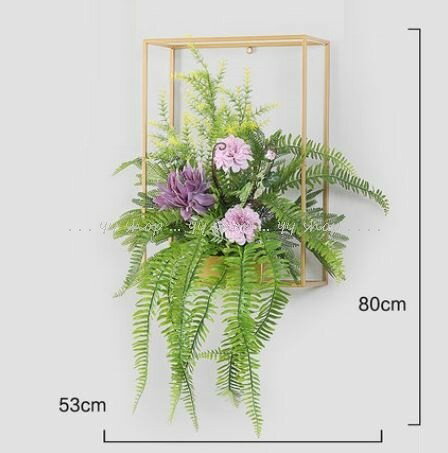 0920T12-7壁飾り 人工観葉植物 壁掛けインテリア ディスプレイ 壁掛けミックスグリーン 造花 壁掛け