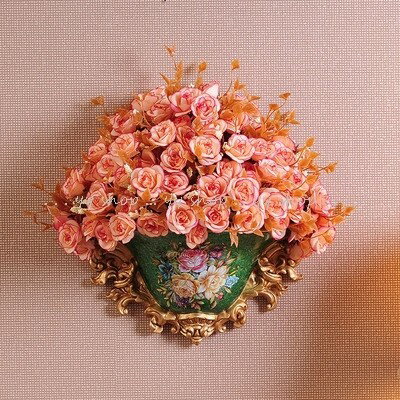 1020T19-4-3壁飾り 人工観葉植物 壁掛けインテリア ディスプレイ 壁掛けミックスグリーン 造花 壁掛け