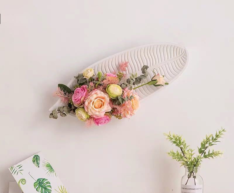 壁飾り 人工観葉植物 壁掛けインテリア ディスプレイ 壁掛けミックスグリーン 造花 壁掛け