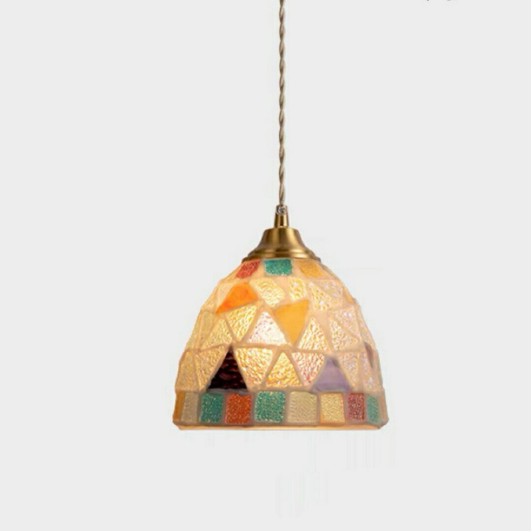 ステンドグラス．ペンダントライト豪華天井照明ステンドグラスランプ ガラス工芸品