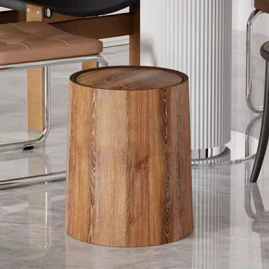 ごみ箱 ゴミ箱 木調 インテリア収納 キッチン用品 リビング用品