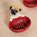 犬型 灰皿 イヌ 卓上収納 小物入れ パグ雑貨 キーケース 置物 PUG