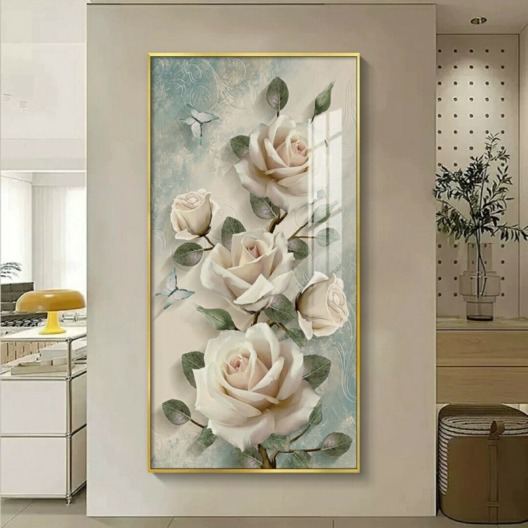 玄関に飾る 花の絵 絵画 花 壁掛け 絵 インテリア自然 風景画モダン