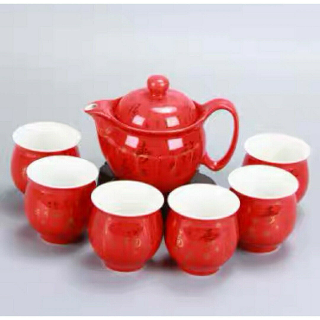 6客茶器揃 湯呑 急須ポット ．茶器セット ティーセット