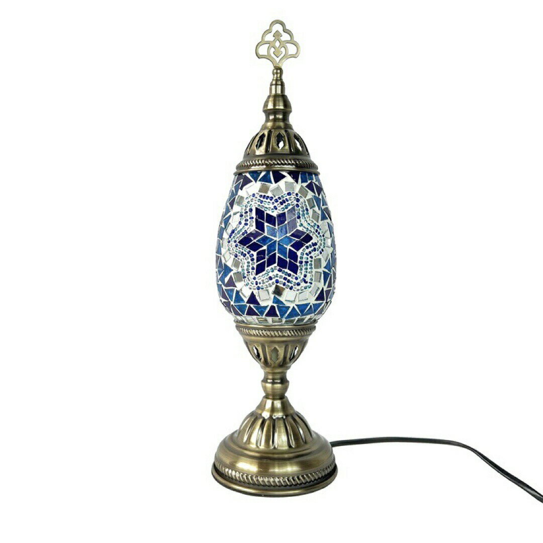 テーブルライト テーブルランプ ステンドグラストルコ卓上ランプ ガラス モザイク [3]