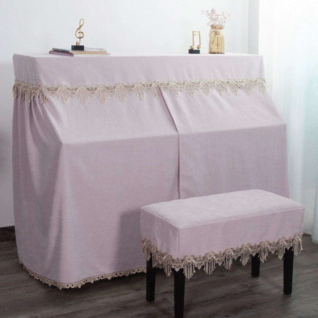 高級ピアノカバー2点セット　イスカバー　防塵カバー 保護カバー